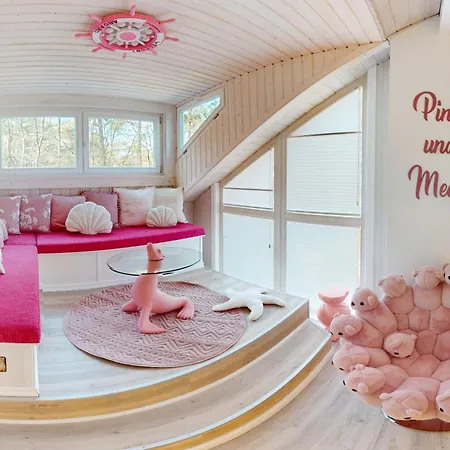 Ferienhaus Pink Und - Meerblick, Sauna, Kamin&whirlpool Baabe
