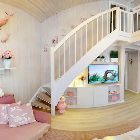 Pink Und - Meerblick, Sauna, Kamin & Whirlpool